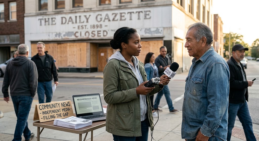How Local Independent Media Is Filling the Gap Left by Newspaper Closures