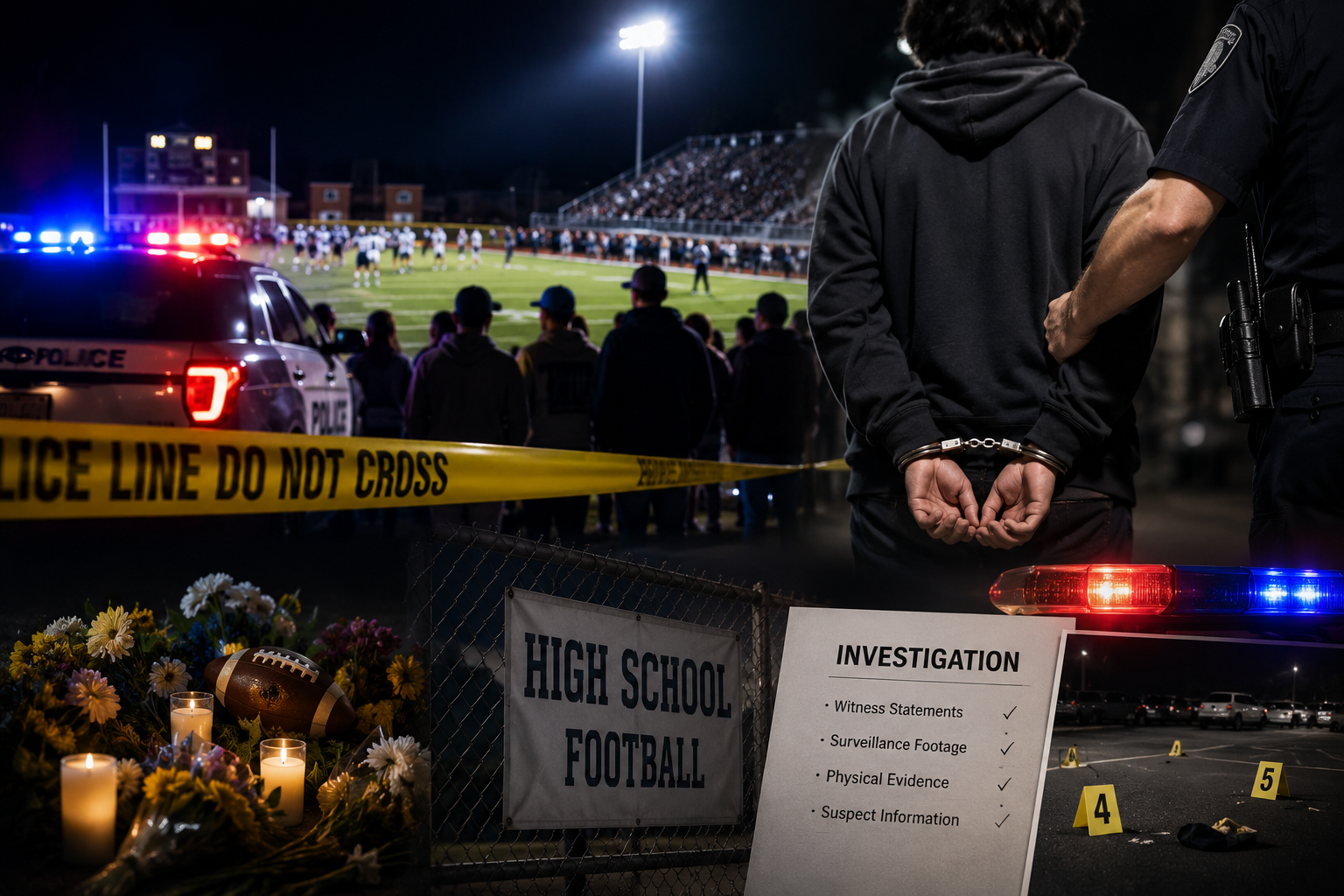 Nighttime High School Football Investigation