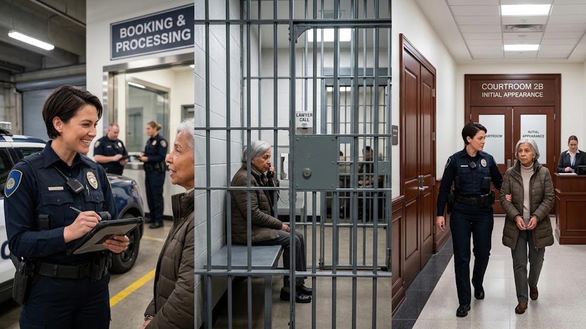 What Happens Between an Arrest and the First Court Appearance