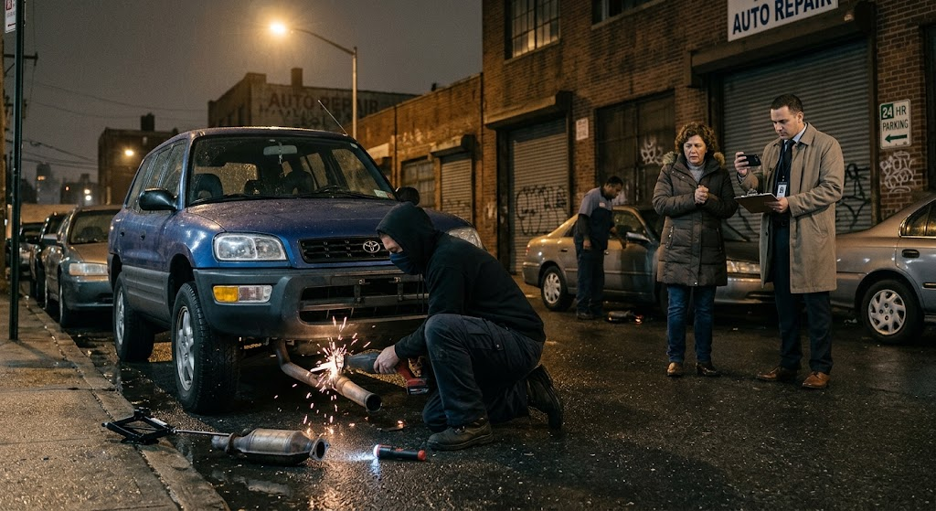 Analyzing the Rise in Catalytic Converter and Auto Part Thefts