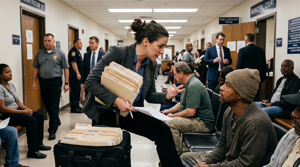 How Public Defenders Handle Massive Case Loads in Municipal Courts