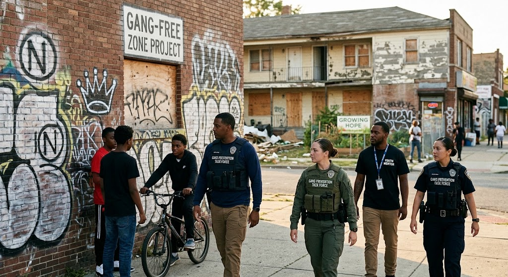 How Gang Prevention Task Forces Target High-Risk Neighborhoods