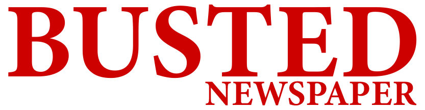 logo busted newspaper